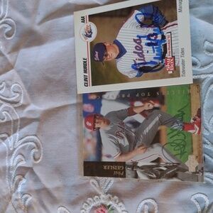 Autographed Baseball Cards